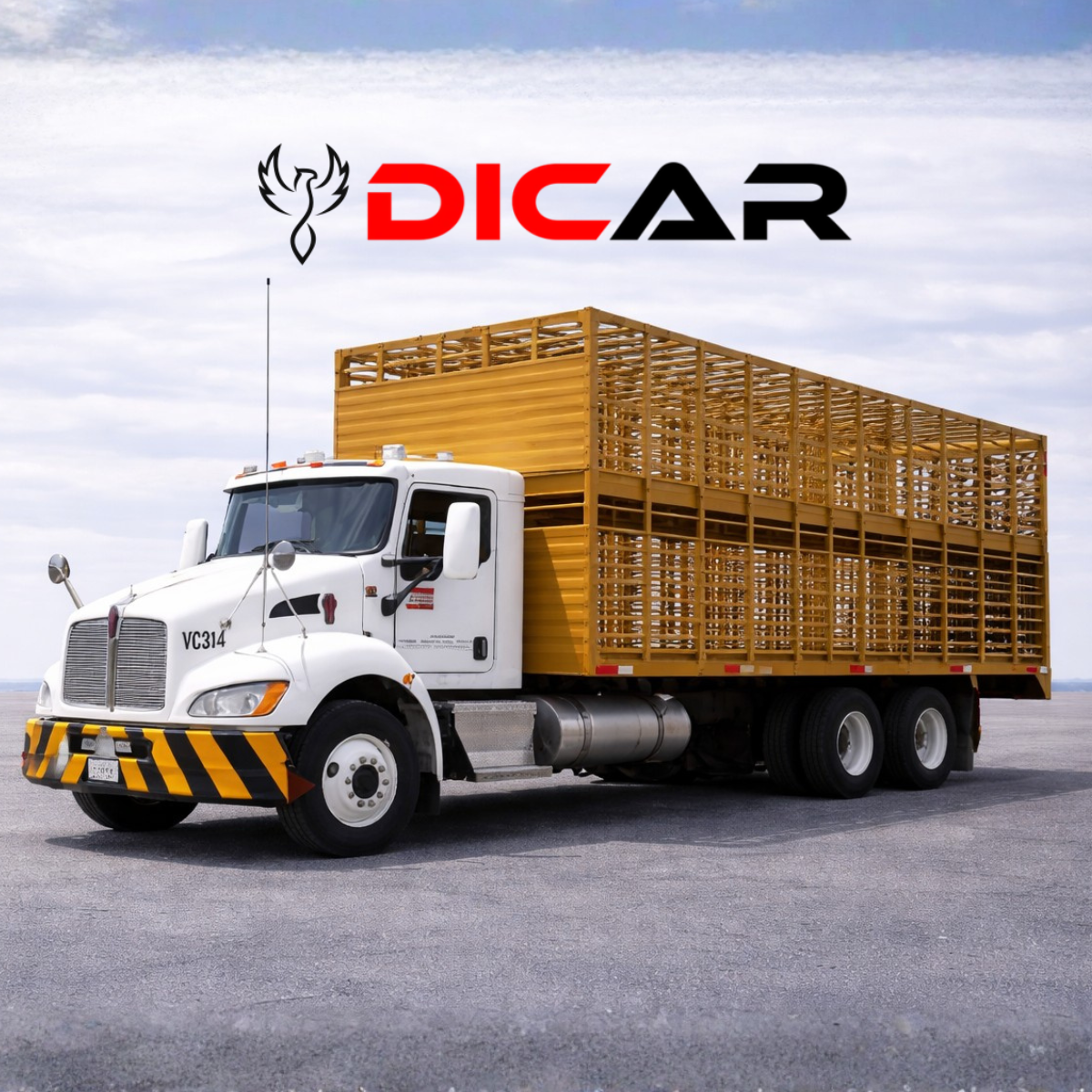 Carrocería para transporte de puercos